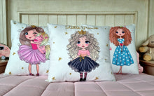 Load image into Gallery viewer, Cushion Cover: Little Princess Black
