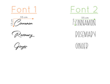 Load image into Gallery viewer, Labels : Small size - 20 or 30 (1.2 cm high)
