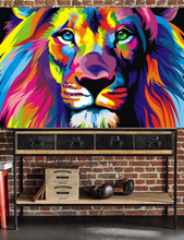 Load image into Gallery viewer, Tapestry : Colour Lion (130×150 / 150×200 / 180×230cm)
